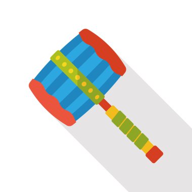 aracı çekiç düz simgesi simgesi öğesi