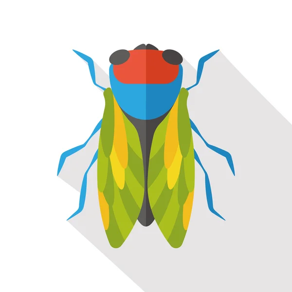 Insecto insecto icono plano icono elemento — Vector de stock