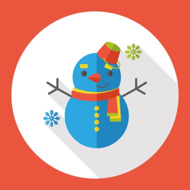 kardan adam düz simgesi simgesi öğesi