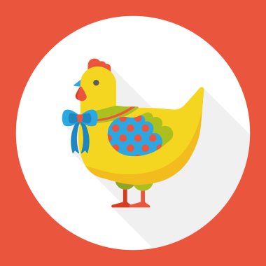 tavuk düz simgesi simgesi öğesi