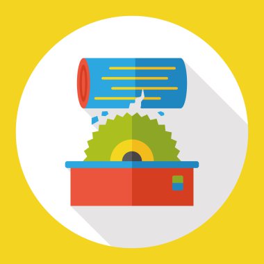 elektrik testere düz simgesi simgesi öğesi