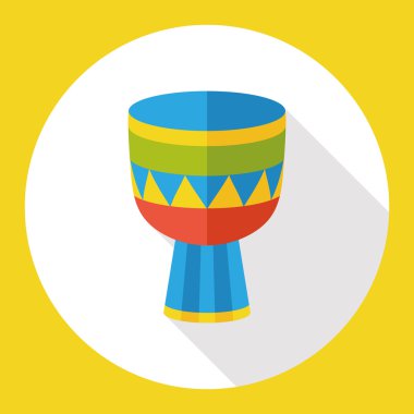 davul müzik enstrüman düz simgesi simgesi öğesi