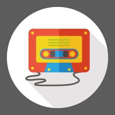 kayıt teyp düz simgesi simgesi öğesi