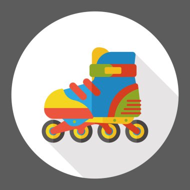 paten düz simgesi simgesi öğesi