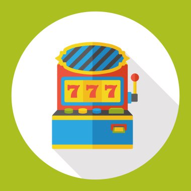 Slot makinesidir düz simgesi simgesi öğesi