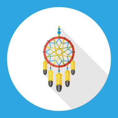 Rüya yakalayıcı düz simgesi simgesi öğesi