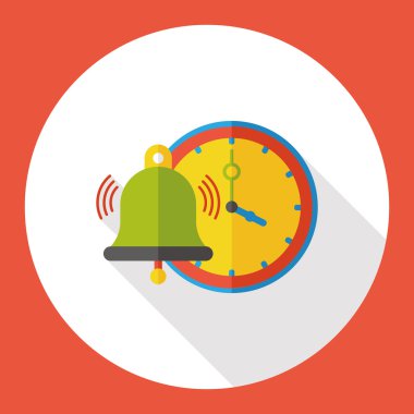 otel bell düz simgesi simgesi öğesi