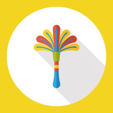 Temizlik paspas düz simgesi simgesi öğesi