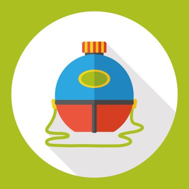 su şişesi düz simgesi simgesi öğesi