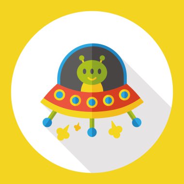 Alan yabancı düz simgesi simgesi öğesi