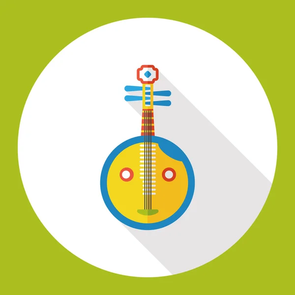 Çin UD müzik enstrüman düz simgesi simgesi öğesi