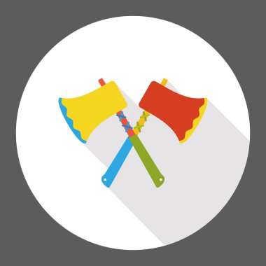 balta aracı düz simgesi simgesi öğesi