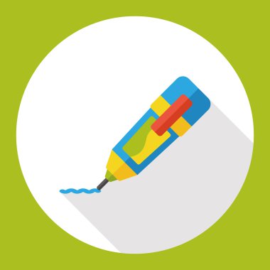 Düzeltme sıvı düz simgesi simgesi öğesi