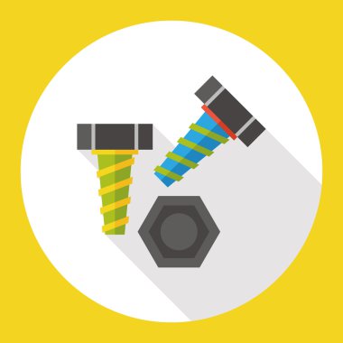 vida aracı düz simgesi simgesi öğesi