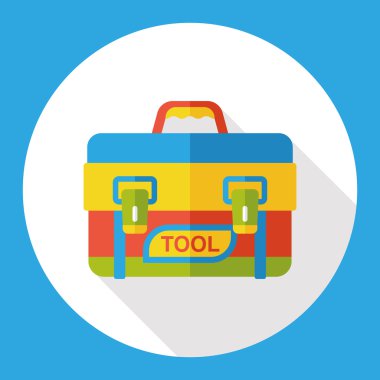 Araç kutusu düz simgesi simgesi öğe