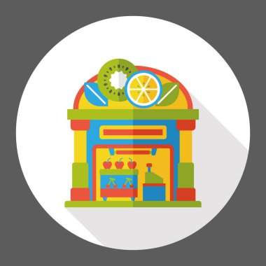 Shop Mağaza düz simgesi simgesi öğesi