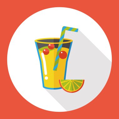 meyve suyu düz simgesi simgesi öğesi