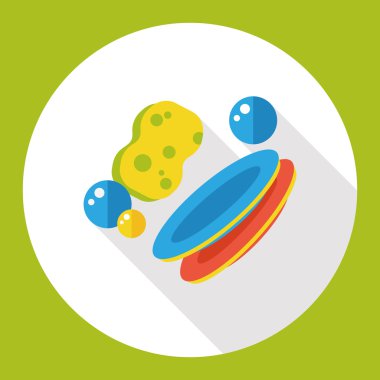 dishware plaka düz simgesi simgesi öğesi