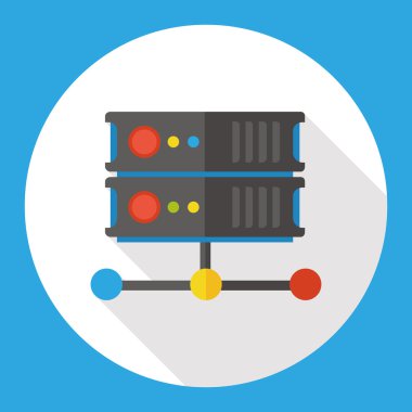 Video kamera düz simgesi simgesi öğesi