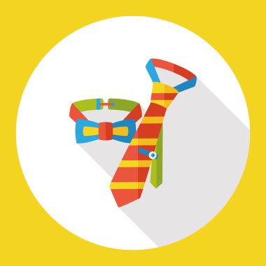 düz simgesi simgesi öğe kravat