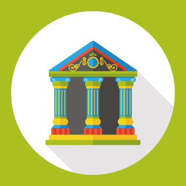 Banka düz simgesi simgesi öğesi oluşturma