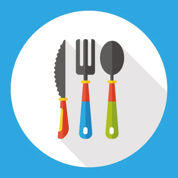 Kitchenware spatula flat icon icon element — Stock Vector