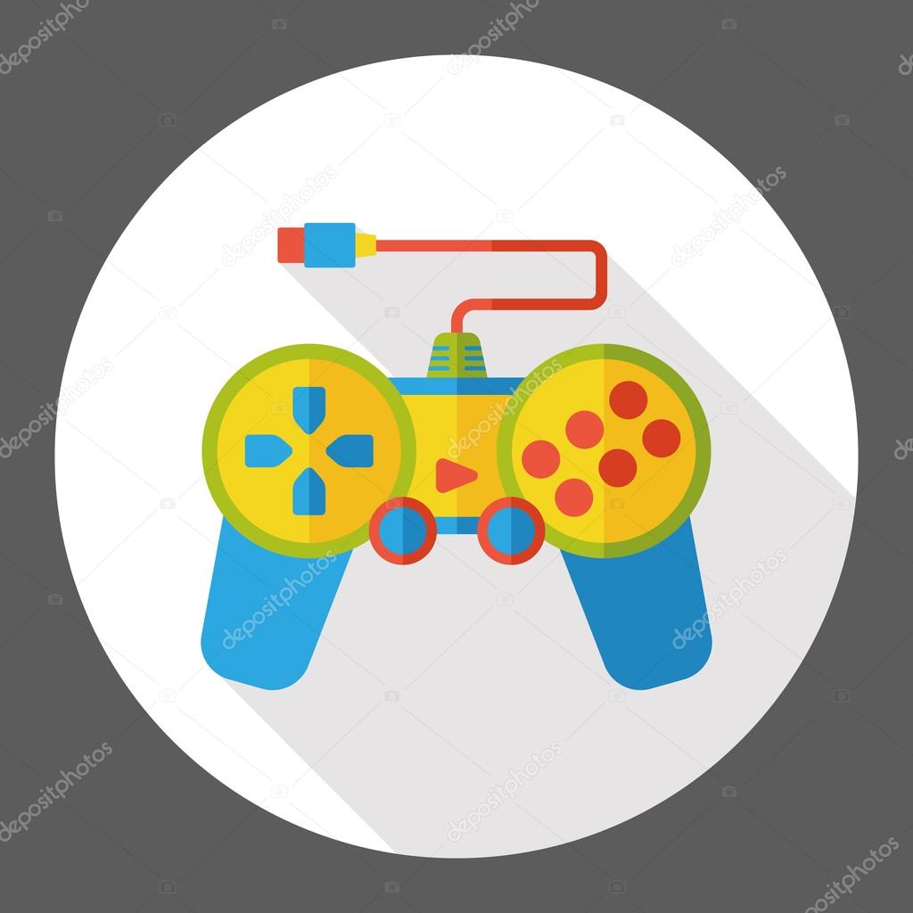 Game consoles flat icon icon element