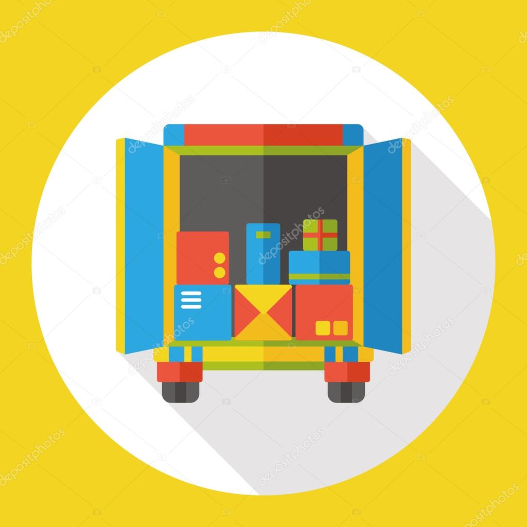 logistic goods flat icon icon element