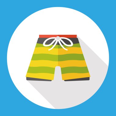 Yüzme takımı düz simgesi simgesi öğesi