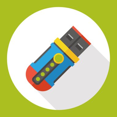 bilgisayar usb düz simgesi simgesi öğesi