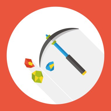 Çapa düz simgesi simgesi öğesi