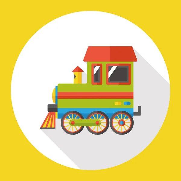 Tren de transporte icono plano elemento icono — Vector de stock