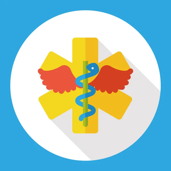 Medyczne bandaż płaski ikona ikony elementu — Wektor stockowy