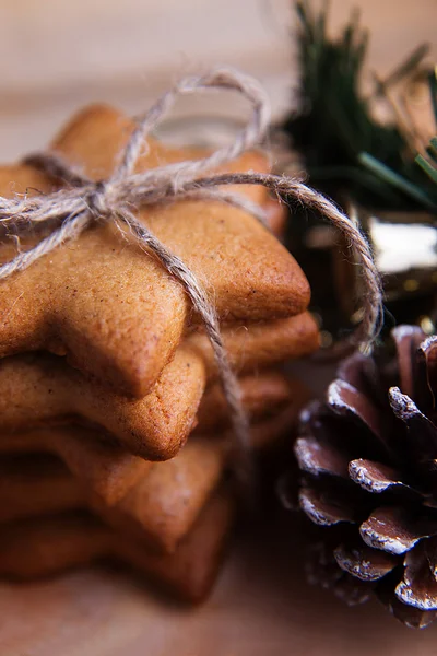 Ginger cookies for Chrismas — Stock Photo, Image