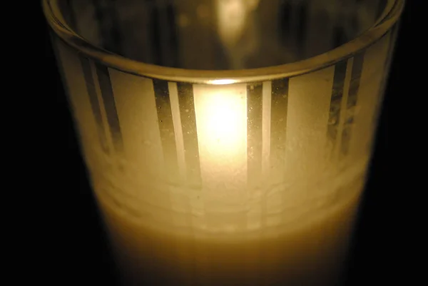 Mum ışığına yakın çekim