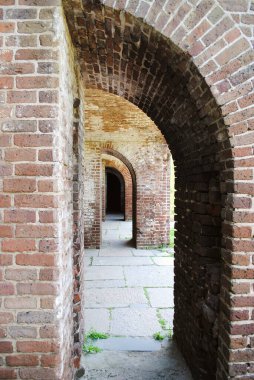 Fort Sumter 'daki Brick Archway Tüneli