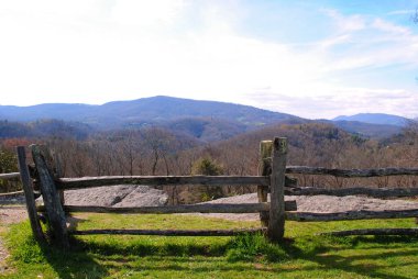 Kuzey Carolina 'daki Appalachian sıradağları.