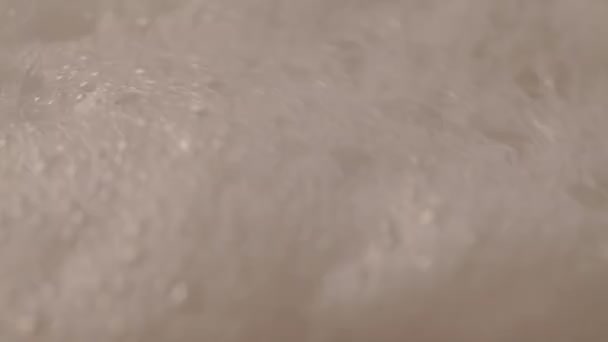 Closeup of soap foam — Stock Video