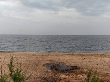 Azov Denizi 'nde çamur banyosu yapan Poseidon Sanatoryumu