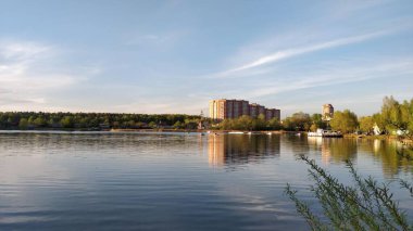 Moskova yakınlarındaki Korenevo 'da kum ocağı.