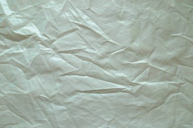 Buruşmuş sert bir kumaşın dokusu, kumaş. Yeşil ton