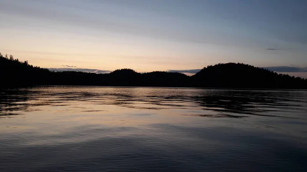 Bela Vista Para Lago Ladojskoe — Fotografia de Stock