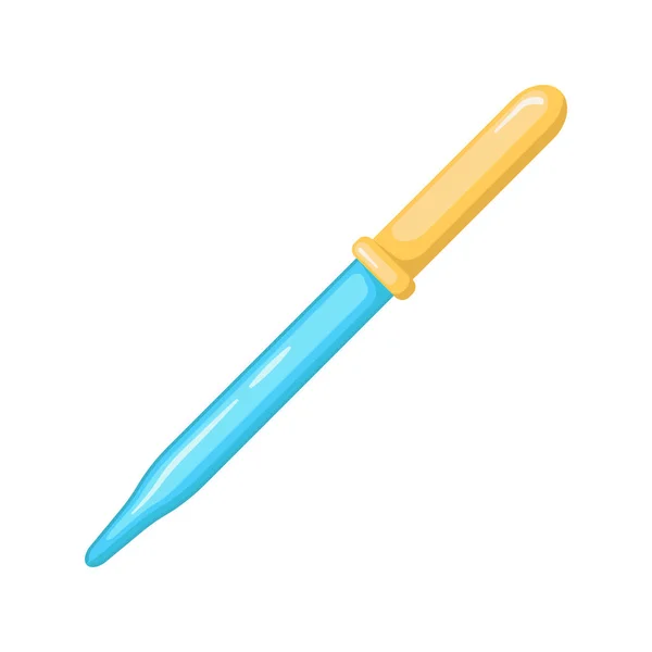 Pipet cartoon stijl. — Stockvector