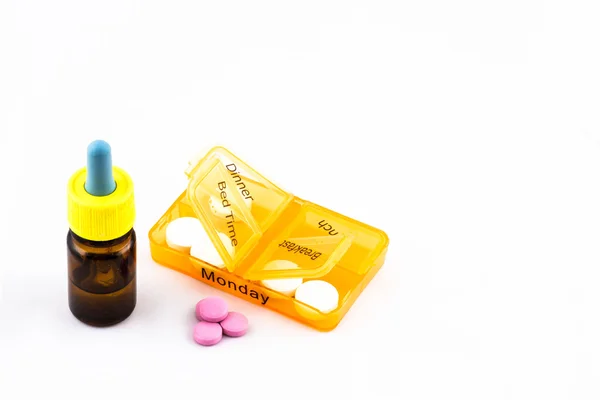 Tabletták, orvosi, kezelés — Stock Fotó