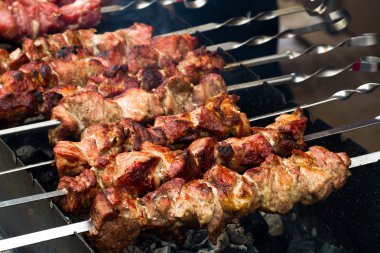 kebap, et, ızgara, yemek, aşçı, lezzetli, taze