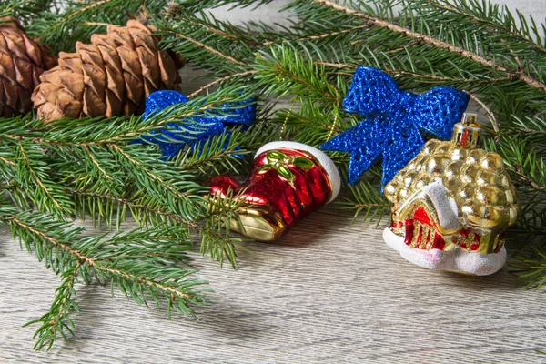 Natal, férias, abeto, presentes, decorações, brinquedos, Ano Novo — Fotografia de Stock