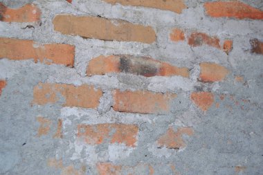 Kopyalama alanı olan kırmızı tuğla duvar arkaplanı