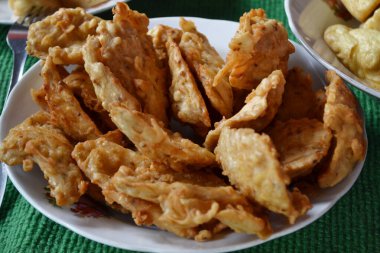 Lezzetli yemekler, kızarmış tempo.