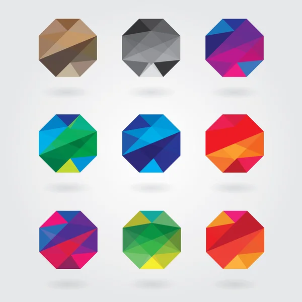Elementos del logotipo de identidad visual empresarial — Vector de stock