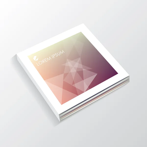 Diseño de portada de catálogo — Vector de stock